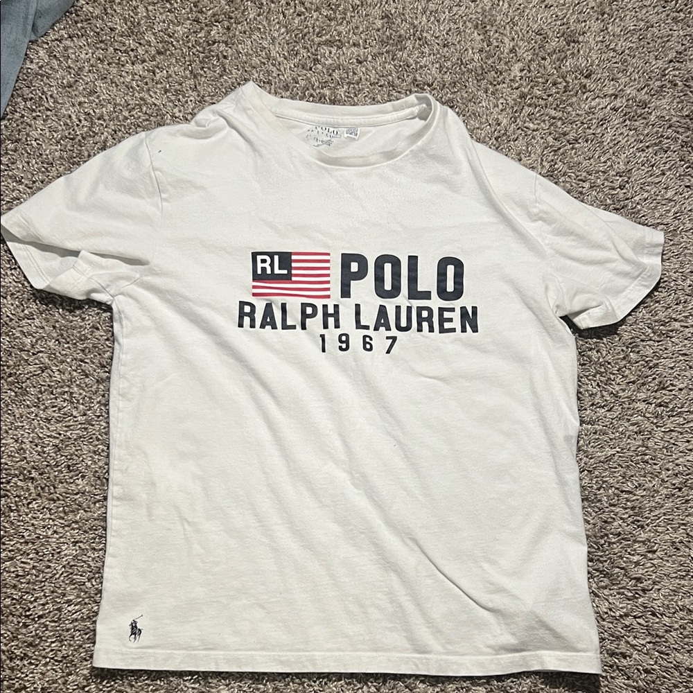 Polo by Ralph Lauren White Long Sleeve Tee